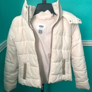 XS White Winter Jacket